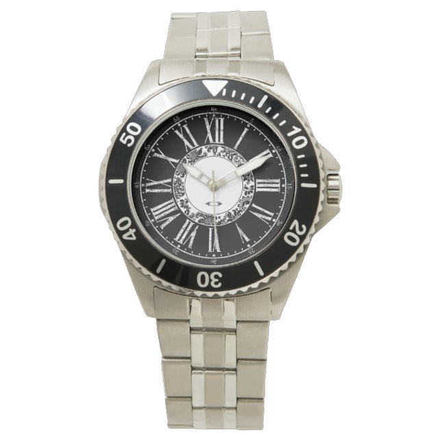 Montre Numéro romain STainless STeel Watch (devant)