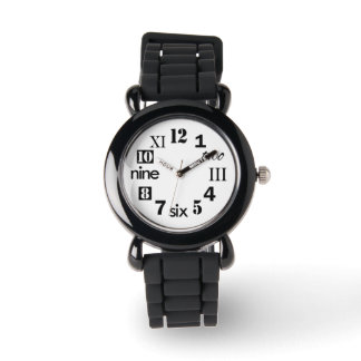 Montre Numéros de jeu typographique