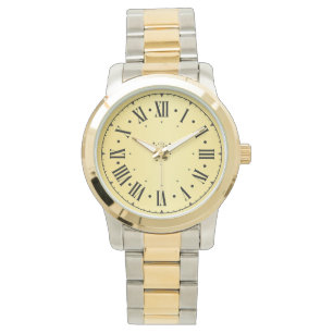 Montre Numéros romains élégants surdimensionnés