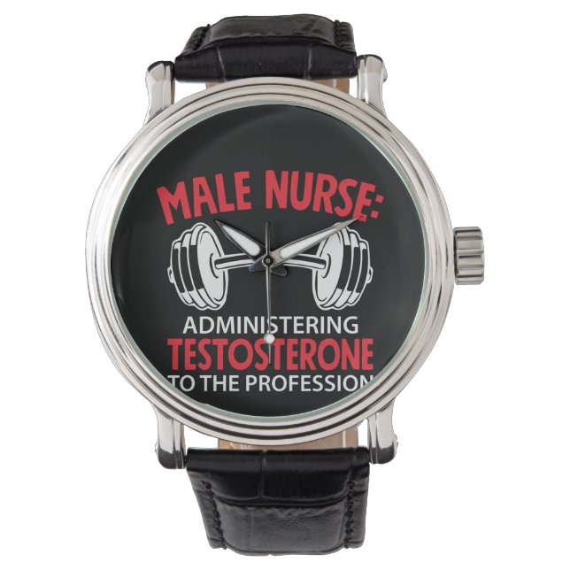 Montre Nurse Gift Male Nurse Administrering (devant)