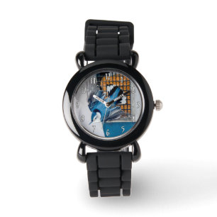 Montre Nuthatch à poitrine blanche en neige