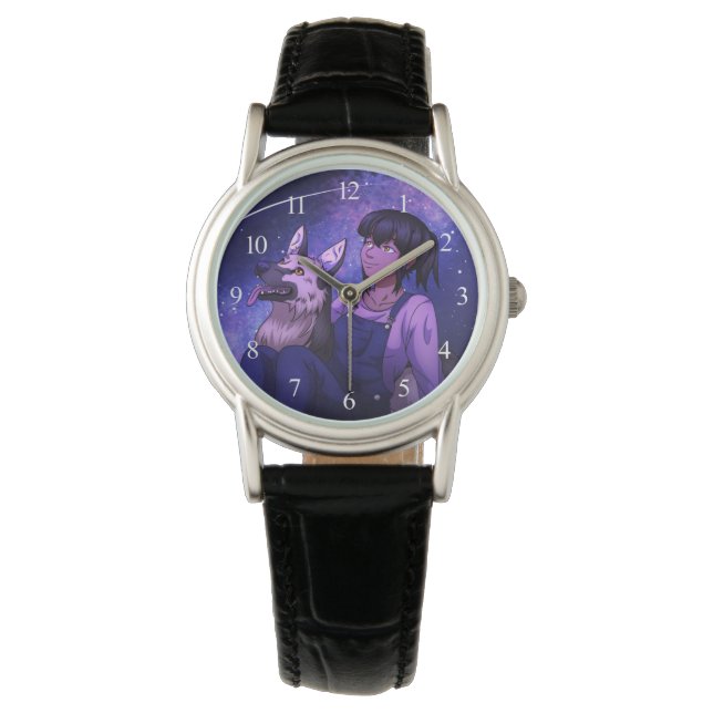 Montre Observation des étoiles avec un chien (devant)