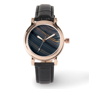 Montre Obsidienne Goldsheen acajou