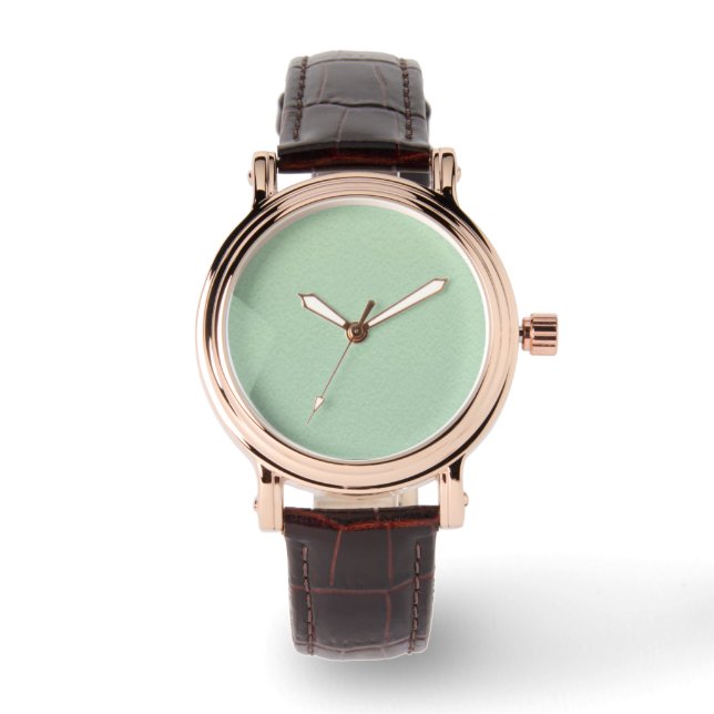 Montre Ocean Green Carré Wrist Watch (Recto)