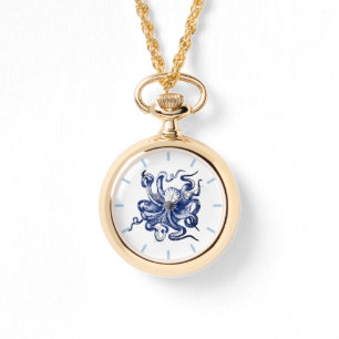 Montre Octopus bleu