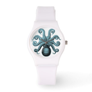 Montre Octopus turquoise à surveiller