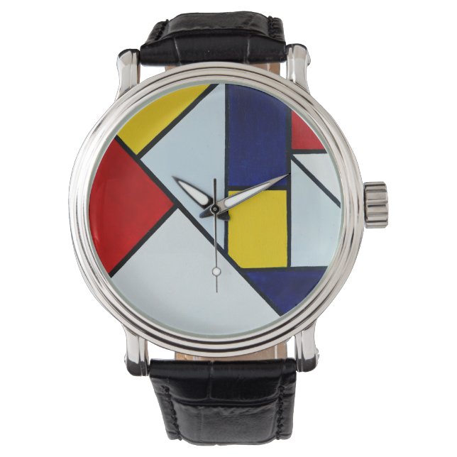 Montre Ode à la Stijl Piet Mondriaan (devant)