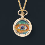 Montre Odin's Eye Necklace<br><div class="desc">Odin, the Norse God of war, battle, victory and death, was also the god of magic, poetry, prophecy and wisdom. He sacrificed one of his eyes in order to drink from the well of cosmic knowledge to gain deeper understanding of all things. The symbolism is that, by relinquishing a common...</div>