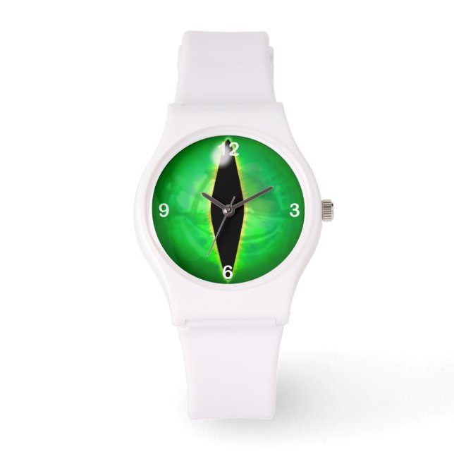 Montre Oeil de dragon vert (Recto)