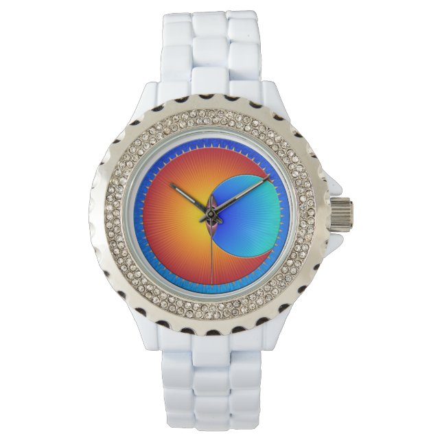 Montre Oeil Du Soleil Rhinestone Veille (devant)