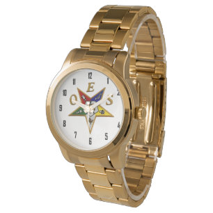 Montre OES Custom Women's Rhinestone White Enamel