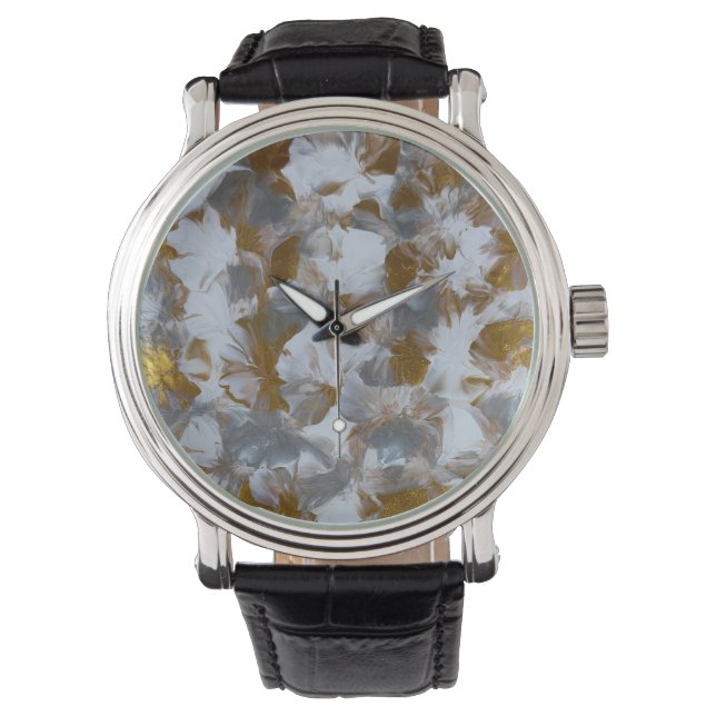 Montre  œuvre d'art faite main  (devant)