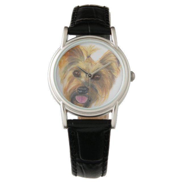 Montre Œuvre d'art originale de Boston Terrier (devant)