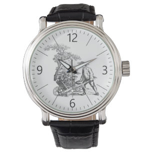 Montre OEuvre d'art rural antique