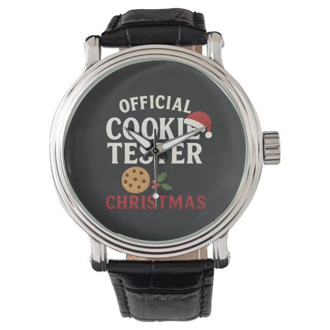 Montre Official Cookie Tester Christmas Tee (devant)