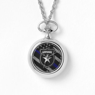 Montre Officier de police Shérif Cop Flag