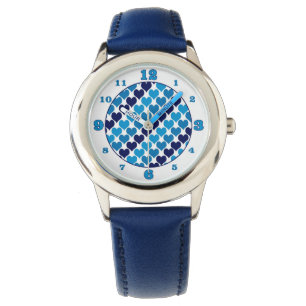 Montre Oh Coeurs Bébés - Bleu