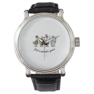 Montre Oie Patriotique Gravure Vintage Drôle de Chemise U