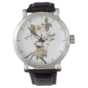 Montre Oiseaux à gorge jaune du Maryland d'Audubon avec f