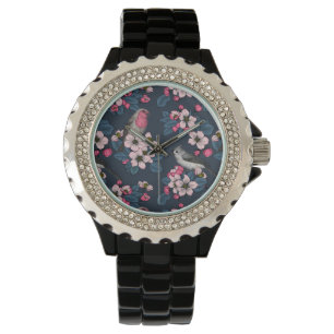 Montre Oiseaux et fleurs