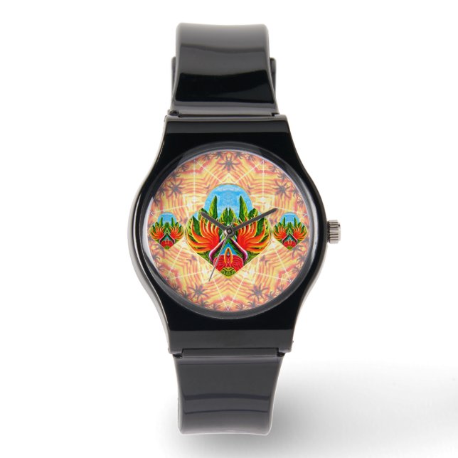 Montre Oiseaux hawaïens du paradis (Recto)