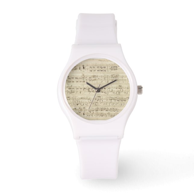 Montre Old Music Notes (Recto)