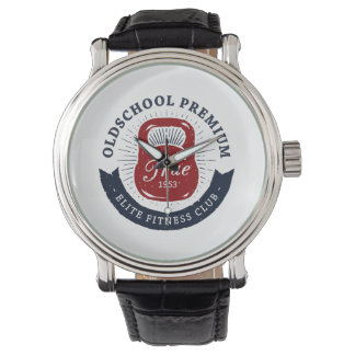 Montre Old School Premium Véritable Club de Fitness Elite