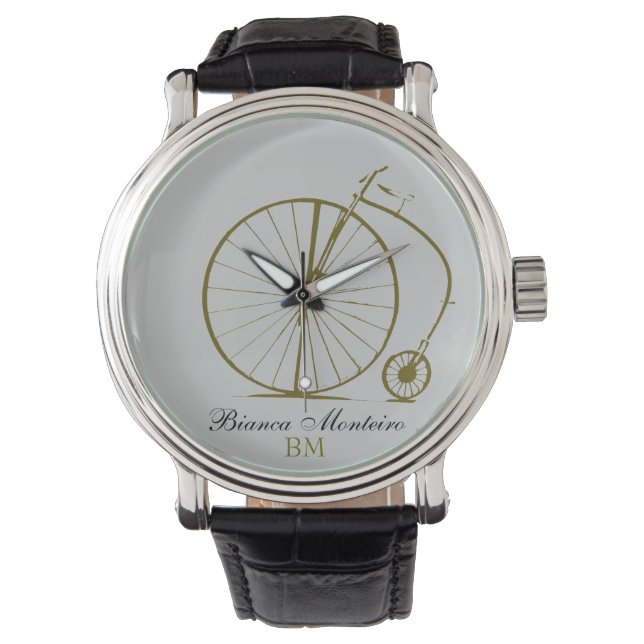 Montre old times bike ajouter nom (devant)