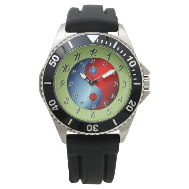 Montre Olive sophistiqué - Yen Yang Watch (devant)