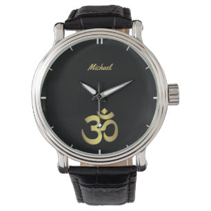 Montre Om ( Aum ) Namaste yoga nom symbole