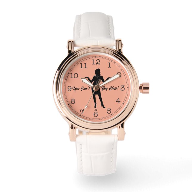 Montre " On ne peut pas acheter la classe !" (Recto)