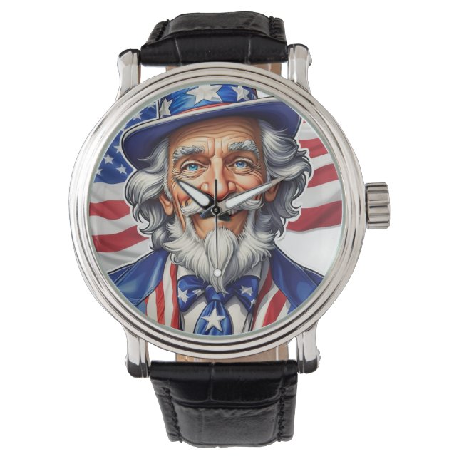 Montre Oncle Sam USA (devant)