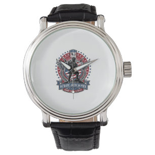 Montre Opérateur de liberté patriotique silhouette insign