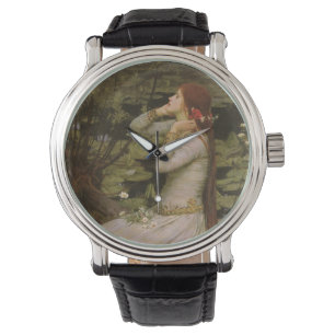 Montre Ophelia au bord de l'étang de John William Waterho