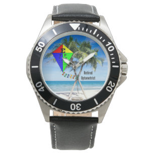 Montre Optométriste retraité, Humour