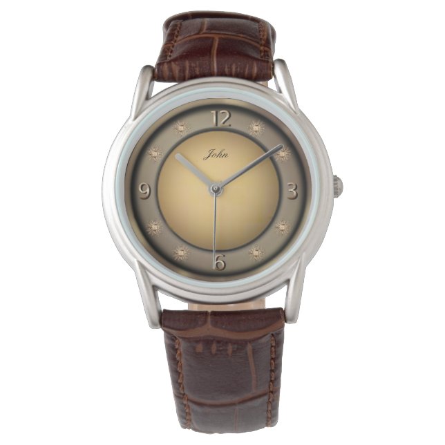 Montre or Brown (devant)