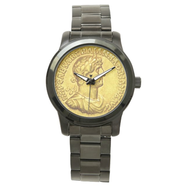 Montre Or César Antiquités Coin Dial (devant)
