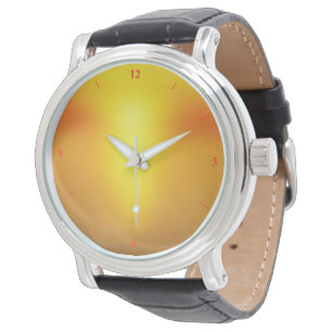 Montre Orange Chaud.