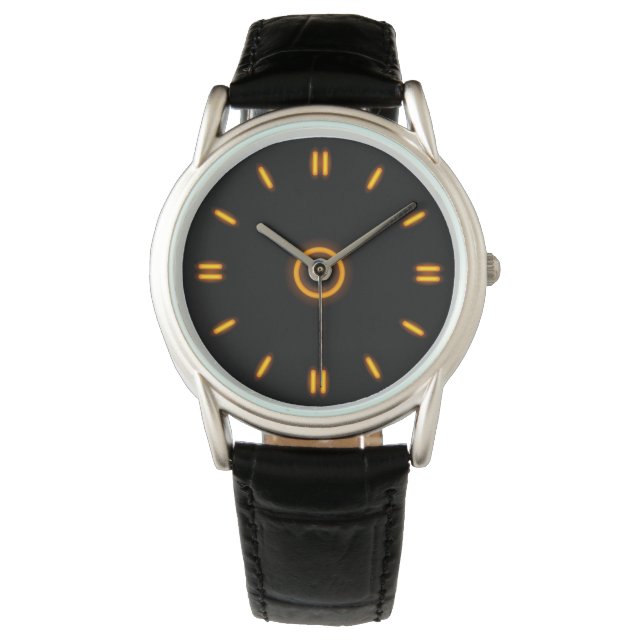 Montre Orange Neon (devant)