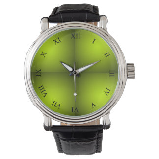 Montre Orbe verte brillante