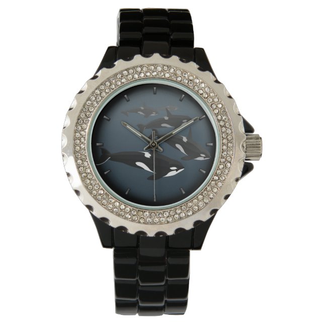 Montre Orca Whale Watch Killer Whale Art Wrist Watch (devant)