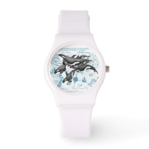 Montre Orca whales family