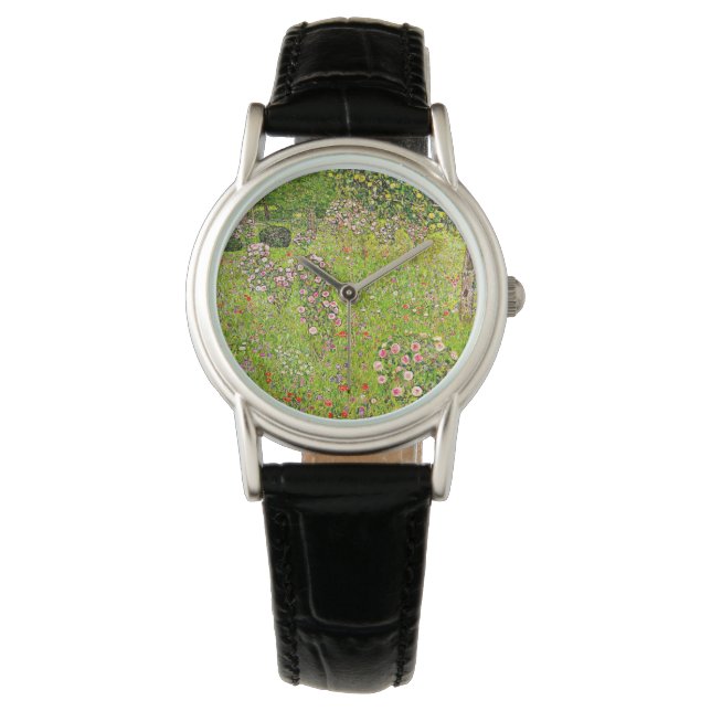 Montre Orchard Gustav Klimt avec Rose (devant)