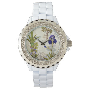 Montre Orchidée & Fumitoire ou Coeur saignant Hedera & Ir