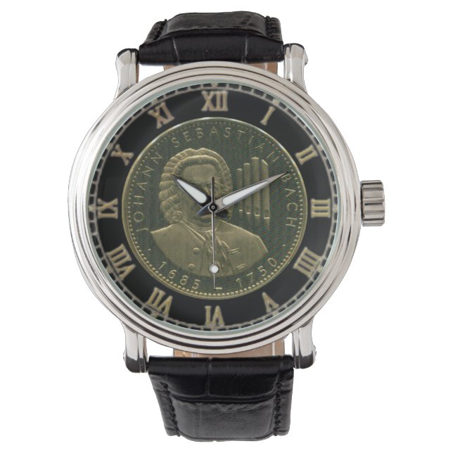 Montre Organiste J. S. Bach Commémoratif  (devant)