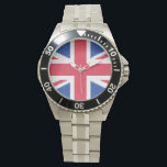 Montre Original cross-stitch design Union Jack<br><div class="desc">Original cross-stitch design Union Jack</div>
