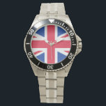 Montre Original cross-stitch design Union Jack<br><div class="desc">Original cross-stitch design Union Jack</div>