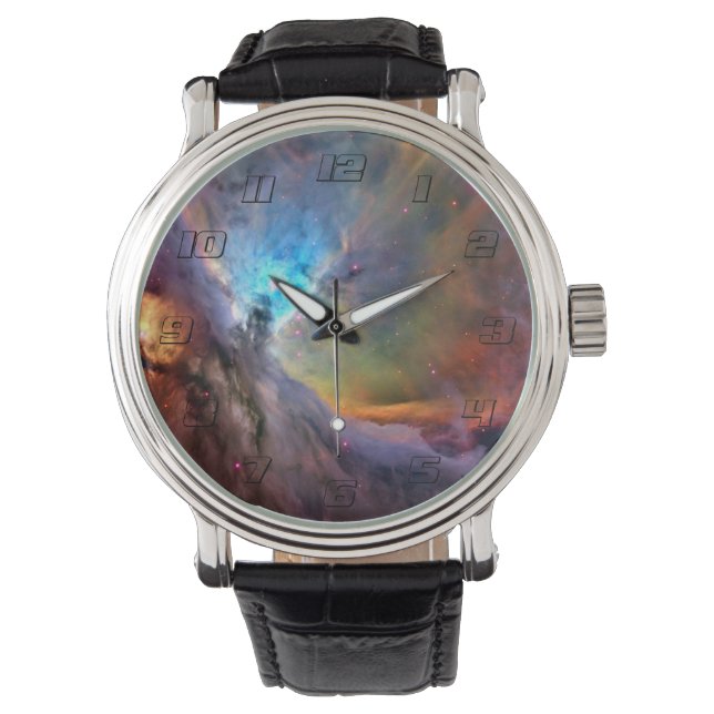 Montre Orion Nebula Space Galaxy faible contraste (devant)
