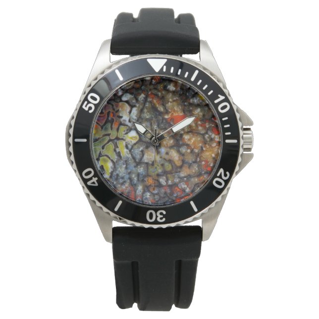 Montre Os de dinosaure coloré (devant)