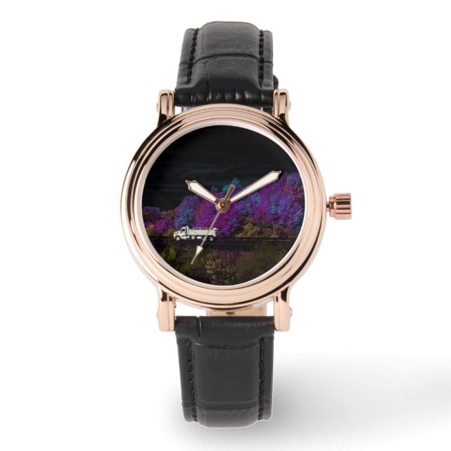 Montre oscar feuilles de la fête (Recto)
